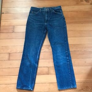 Vintage 70s 80s Lee Riders Straight Leg Denim Jeans USA